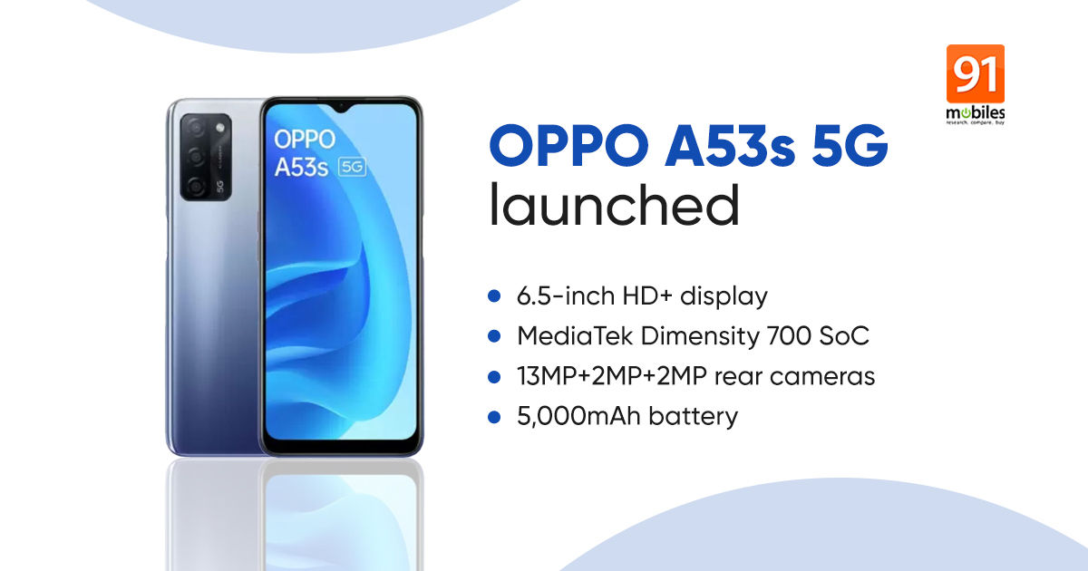 oppo a 53s 5g price